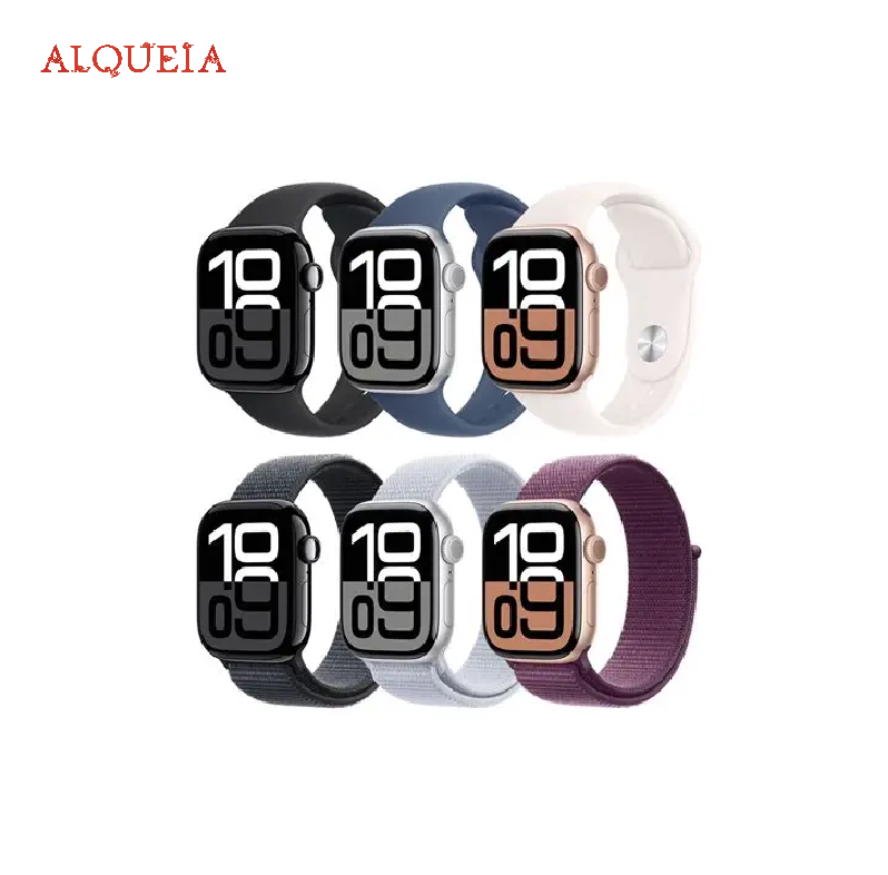 APPLE iWatch S10 Version Sports et GPS Nouvelle montre intelligente &eacute;l&eacute;gante l Microphone avec isolation vocale &middot; Capteur cardiaque &eacute;lectrique &middot; Geste de double pression