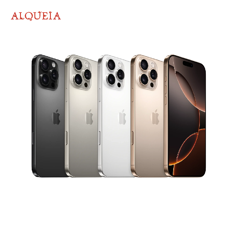 APPLE iPhone 16 Pro Max 256G/512G/1T Supreme Nouveau Smartphone l Conception en titane &middot; &Eacute;cran de 6,9 ​​pouces &middot; Extensible vers IOS 26