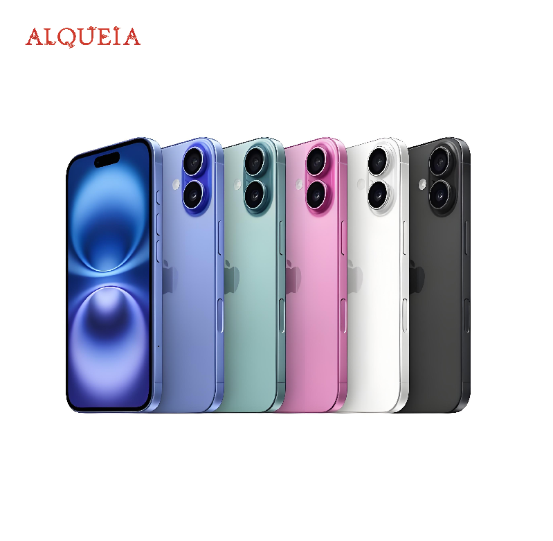 APPLE iPhone16 Plus 128/256/512G Nouveau smartphone le plus populaire l Processeur plus rapide &middot; Cam&eacute;ra ultra-large &middot; &Icirc;le dynamique &middot; Noir Blanc Rose Sarcelle Outremer